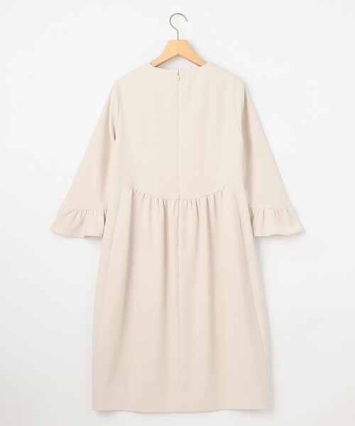 【セール】【KUMIKYOKU NAVY】コンフォータブルドレープフリル ワンピース（ワンピース）｜組曲（クミキョク）