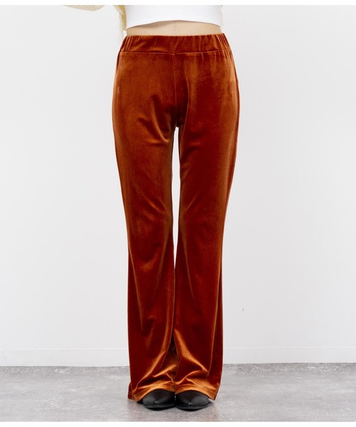 ANAP（アナップ）の「ベロアフレアパンツ（その他パンツ・レディース・ブラック/ブルー/オレンジ・FREE）」の21枚目の写真