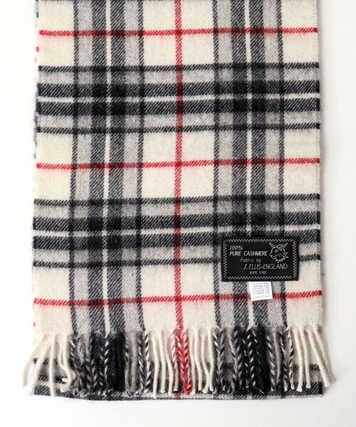 Joshua Ellis(ジョシュアエリス)の「【Joshua Ellis/ジョシュア・エリス】 CASHMERE CHECK MUFFLER 25(マフラー・メンズ・グリーン系その他/グレー系その他/ホワイト系その他/ベージュ系その他/ネイビー/ブルー系その他/ブラック系その他・FREE)」の8枚目の写真