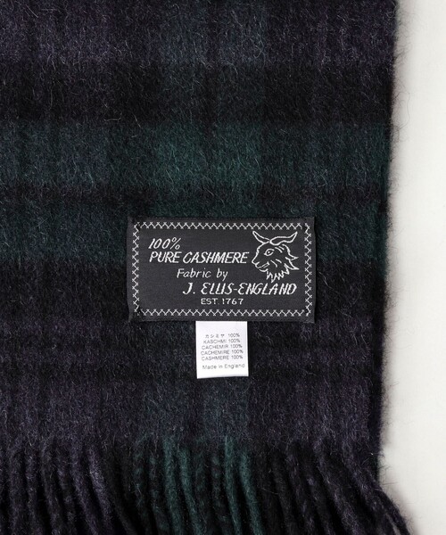 Joshua Ellis(ジョシュアエリス)の「【Joshua Ellis/ジョシュア・エリス】 CASHMERE CHECK MUFFLER 25(マフラー・メンズ・グリーン系その他/グレー系その他/ホワイト系その他/ベージュ系その他/ネイビー/ブルー系その他/ブラック系その他・FREE)」の21枚目の写真