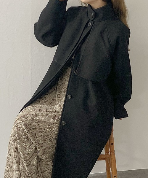 人気♡完売♡sheller シェリエ　ウール　ケープコート　ブラック シェリエ sheller ブラック ケープコート - メルカリ