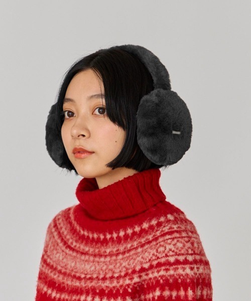 OVERRIDE（オーバーライド）の「OVERRIDE  FURRY FAKEFUR EARMUFF（イヤーマフ・レディース・ライトベージュ/ライトブルー/ダークグレー・57~59cm）」の5枚目の写真