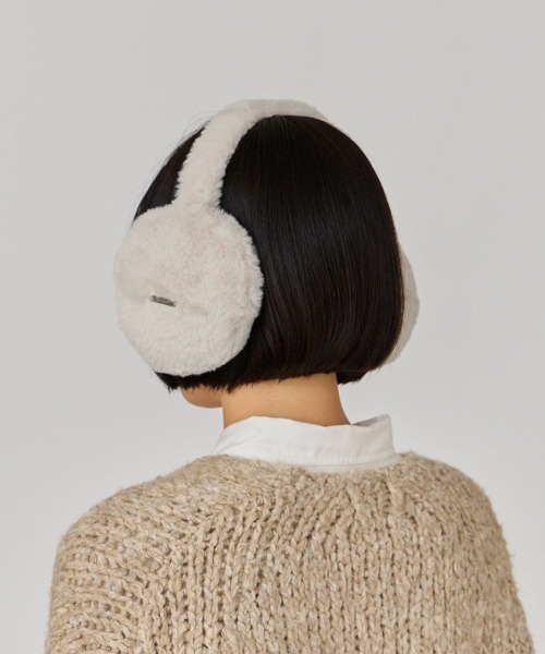 OVERRIDE（オーバーライド）の「OVERRIDE  FURRY FAKEFUR EARMUFF（イヤーマフ・レディース・ライトベージュ/ライトブルー/ダークグレー・57~59cm）」の15枚目の写真