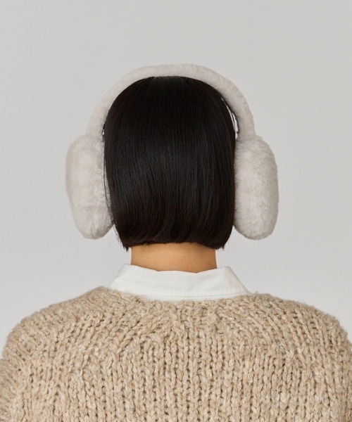 OVERRIDE（オーバーライド）の「OVERRIDE  FURRY FAKEFUR EARMUFF（イヤーマフ・レディース・ライトベージュ/ライトブルー/ダークグレー・57~59cm）」の16枚目の写真