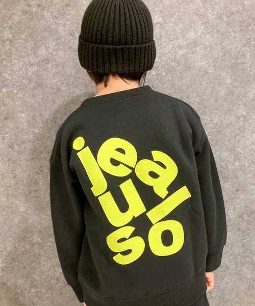 THE CASUAL(カジュアル)の「裏起毛 ワイドシルエット トレーナー(Tシャツ/カットソー・キッズ・グレー系2/グレー系/ネイビー/ブラック系2/ブラック/グレー系3/杢グレー/グリーン/サックスブルー系/グリーン系/グレー系1/ネイビー系/ブラック系3/サックスブルー/ブラック系/ブラック系1・120cm/110cm/140cm/160cm/150cm/130cm)」の5枚目の写真