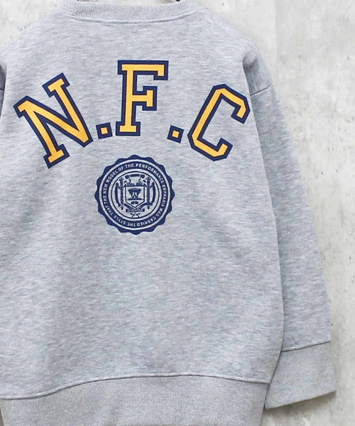 THE CASUAL(カジュアル)の「裏起毛 ワイドシルエット トレーナー(Tシャツ/カットソー・キッズ・グレー系2/グレー系/ネイビー/ブラック系2/ブラック/グレー系3/杢グレー/グリーン/サックスブルー系/グリーン系/グレー系1/ネイビー系/ブラック系3/サックスブルー/ブラック系/ブラック系1・120cm/110cm/140cm/160cm/150cm/130cm)」の7枚目の写真