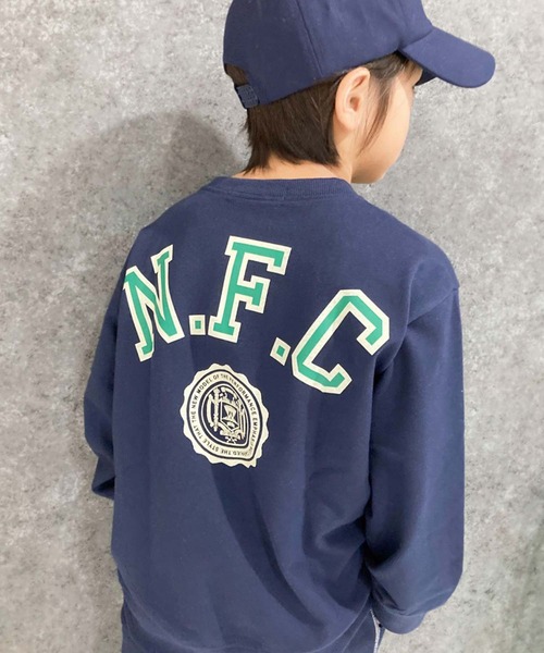 THE CASUAL(カジュアル)の「裏起毛 ワイドシルエット トレーナー(Tシャツ/カットソー・キッズ・グレー系2/グレー系/ネイビー/ブラック系2/ブラック/グレー系3/杢グレー/グリーン/サックスブルー系/グリーン系/グレー系1/ネイビー系/ブラック系3/サックスブルー/ブラック系/ブラック系1・120cm/110cm/140cm/160cm/150cm/130cm)」の15枚目の写真