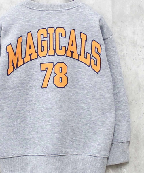 THE CASUAL(カジュアル)の「裏起毛 ワイドシルエット トレーナー(Tシャツ/カットソー・キッズ・グレー系2/グレー系/ネイビー/ブラック系2/ブラック/グレー系3/杢グレー/グリーン/サックスブルー系/グリーン系/グレー系1/ネイビー系/ブラック系3/サックスブルー/ブラック系/ブラック系1・120cm/110cm/140cm/160cm/150cm/130cm)」の6枚目の写真