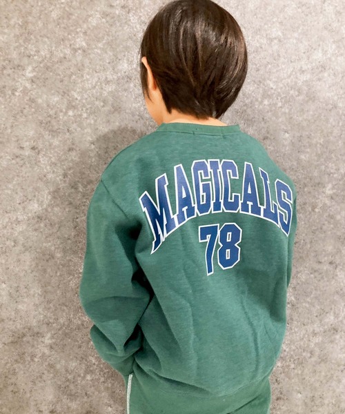 THE CASUAL(カジュアル)の「裏起毛 ワイドシルエット トレーナー(Tシャツ/カットソー・キッズ・グレー系2/グレー系/ネイビー/ブラック系2/ブラック/グレー系3/杢グレー/グリーン/サックスブルー系/グリーン系/グレー系1/ネイビー系/ブラック系3/サックスブルー/ブラック系/ブラック系1・120cm/110cm/140cm/160cm/150cm/130cm)」の11枚目の写真