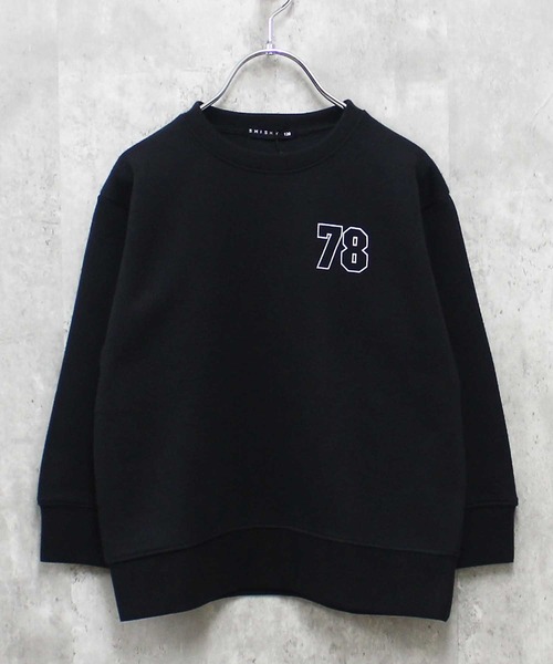 THE CASUAL(カジュアル)の「裏起毛 ワイドシルエット トレーナー(Tシャツ/カットソー・キッズ・グレー系2/グレー系/ネイビー/ブラック系2/ブラック/グレー系3/杢グレー/グリーン/サックスブルー系/グリーン系/グレー系1/ネイビー系/ブラック系3/サックスブルー/ブラック系/ブラック系1・120cm/110cm/140cm/160cm/150cm/130cm)」の17枚目の写真