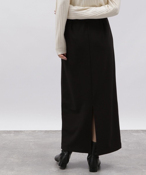 LAKOLE（ラコレ）の「起毛ジョーゼットナロースカート / 988121（スカート・レディース・アイボリー/ブラック/ブラウン・MEDIUM/SMALL）」の13枚目の写真