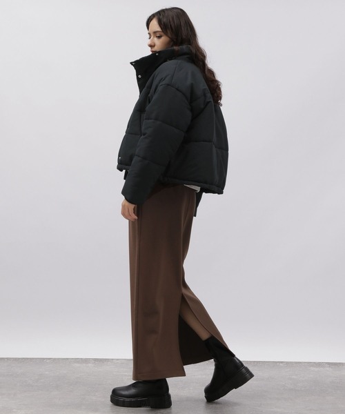 LAKOLE（ラコレ）の「起毛ジョーゼットナロースカート / 988121（スカート・レディース・アイボリー/ブラック/ブラウン・MEDIUM/SMALL）」の15枚目の写真