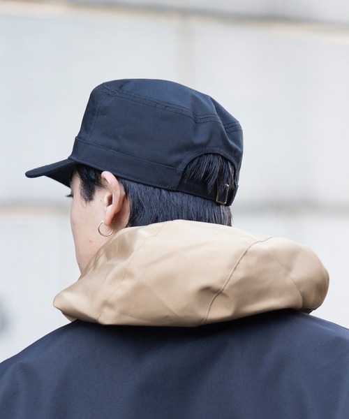 schott(ショット)の「【SCHOTT】ワンポイントロゴベーシックワークキャップ SC039(キャップ・メンズ・ベージュ/ブラック/カーキ/ネイビー・FREE)」の7枚目の写真