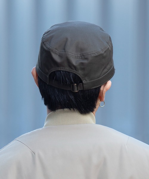 schott(ショット)の「【SCHOTT】ワンポイントロゴベーシックワークキャップ SC039(キャップ・メンズ・ベージュ/ブラック/カーキ/ネイビー・FREE)」の14枚目の写真