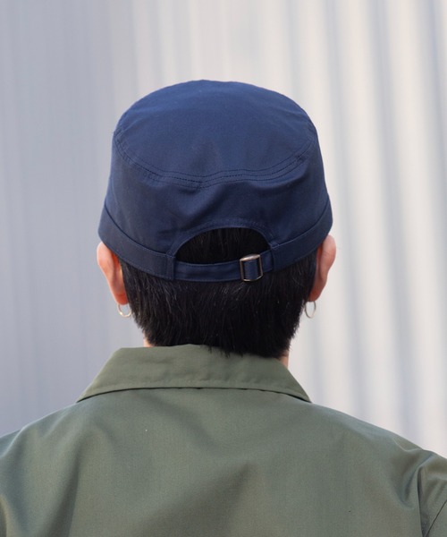 schott(ショット)の「【SCHOTT】ワンポイントロゴベーシックワークキャップ SC039(キャップ・メンズ・ベージュ/ブラック/カーキ/ネイビー・FREE)」の17枚目の写真