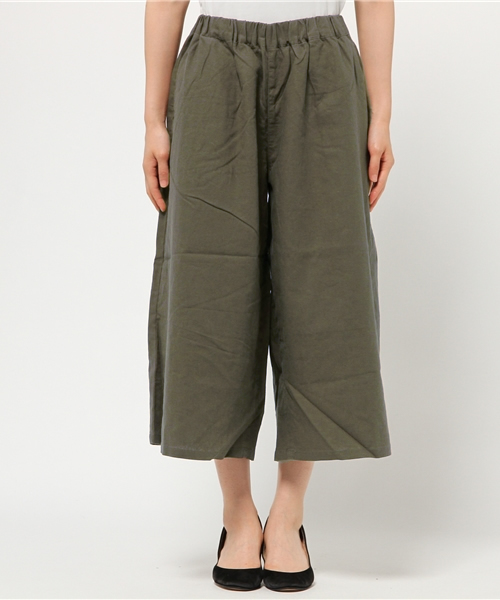 LBC（エルビーシー）の「SPリネンコットンガウチョパンツ   （その他パンツ・レディース・ブラック/オリーブ/オフホワイト・LARGE/MEDIUM）」の12枚目の写真