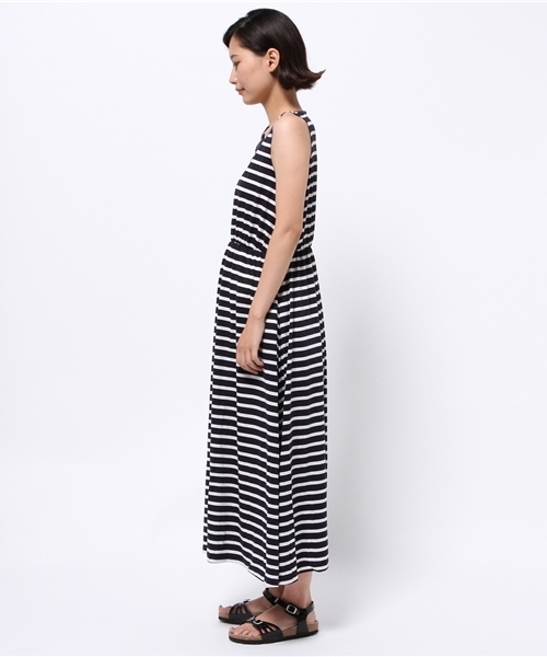 LBC（エルビーシー）の「T/Rマキシワンピース（ワンピース・レディース・オリーブ/スカイブルー/ダークグレー・MEDIUM/LARGE）」の7枚目の写真