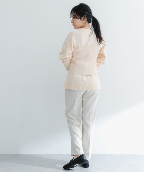 URBAN RESEARCH ROSSO WOMEN(アーバンリサーチ ロッソ)の「ボタンデザインベアトップ(ニット/セーター・レディース・イエロー/アイボリー・FREE)」の7枚目の写真