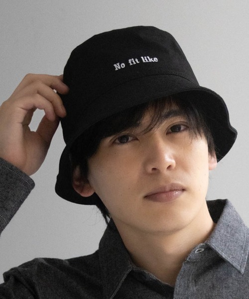 Healthknit(ヘルスニット)の「Healthknit メッセージバケットハット(ハット・メンズ・ブラック/ネイビー/キャメル・FREE)」の9枚目の写真