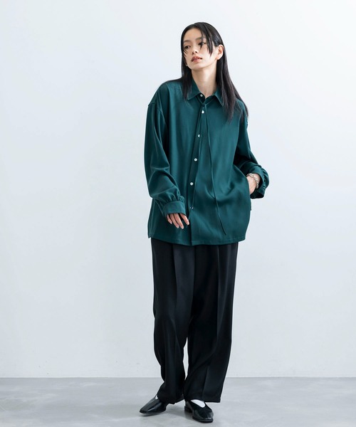 JUNRED（ジュンレッド）の「ループタイロングスリーブシャツ