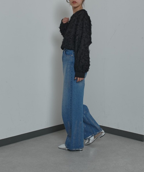 COLONY 2139（コロニートゥーワンスリーナイン）の「WEB・一部店舗限定 / サイドオープンフラットシューズ（パンプス・レディース・シルバー/ゴールド/ブラック・LARGE/MEDIUM）」の5枚目の写真