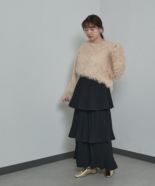 COLONY 2139（コロニートゥーワンスリーナイン）の「WEB・一部店舗限定 / サイドオープンフラットシューズ（パンプス・レディース・シルバー/ゴールド/ブラック・LARGE/MEDIUM）」の14枚目の写真