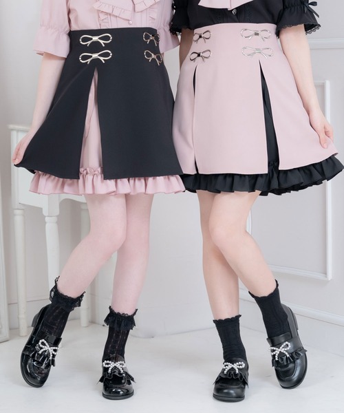 DearMyLove（ディアマイラブ）の「選べるヒールパールリボンローファーパンプス（パンプス・レディース・ブラック/ブラック系その他/ブラック系その他2/ブラック系その他3・22.5cm/24cm/22cm/23.5cm/25.5cm/23cm/26cm/24.5cm）」の11枚目の写真