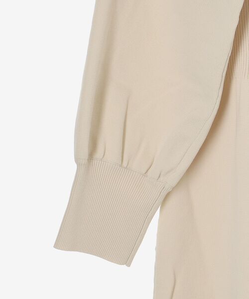 le.coeur blanc(ルクールブラン)の「フレアニットワンピース(ワンピース・レディース・アイボリー/ブラック・38)」の12枚目の写真