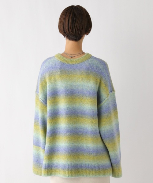 LEPSIM（レプシィム）の「7ゲージMIXカラープルオーバー　990915（ニット/セーター・レディース・ライトグリーン/オレンジ・FREE）」の15枚目の写真