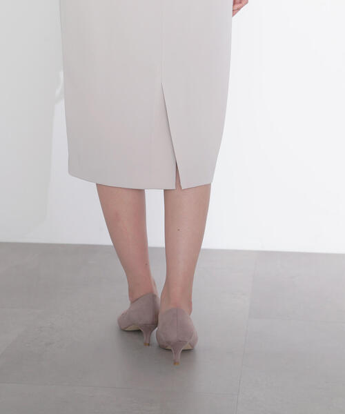 ＜ポリエステルドビー SETUPシリーズ＞タイトスカート ＜ポリエステルドビー SETUPシリーズ＞ノーカラージャケット