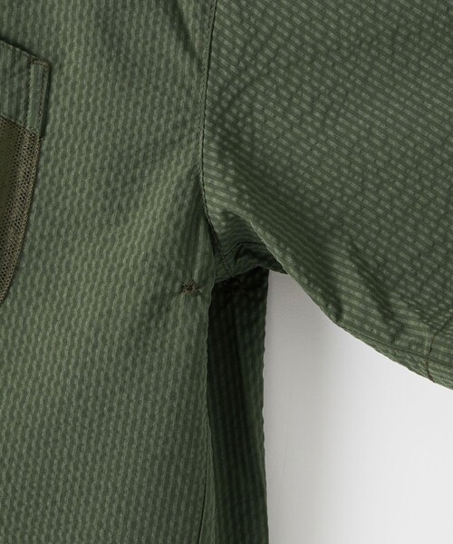 WILD THINGS（ワイルドシングス）の「【別注】＜WILD THINGS＞ショートスリーブ シャツ 140-160cm（シャツ/ブラウス・キッズ・ダークグリーン/ネイビー・L(160cm)/M(140-150cm)）」の10枚目の写真