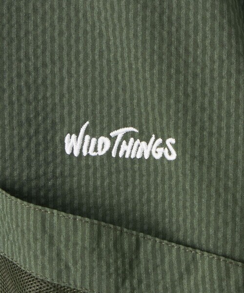 WILD THINGS（ワイルドシングス）の「【別注】＜WILD THINGS＞ショートスリーブ シャツ 140-160cm（シャツ/ブラウス・キッズ・ダークグリーン/ネイビー・L(160cm)/M(140-150cm)）」の12枚目の写真