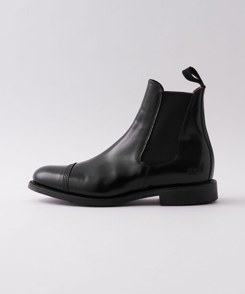 サンダース SANDERS Steven alan別注 レースアップブーツ 黒 SANDERS（サンダース）の「SANDERS(サンダース）別注 MILITARY