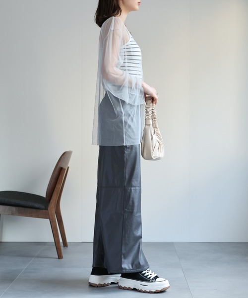 sakishimatokyo（サキシマトーキョー）の「【SET商品】チュール / ビスチェ アンサンブル（ベスト・レディース・ブラック/グレー/オフホワイト・FREE）」の7枚目の写真