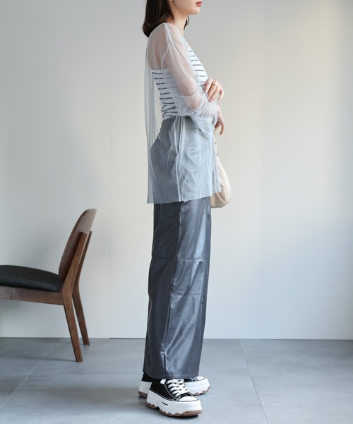 sakishimatokyo（サキシマトーキョー）の「【SET商品】チュール / ビスチェ アンサンブル（ベスト・レディース・ブラック/グレー/オフホワイト・FREE）」の9枚目の写真