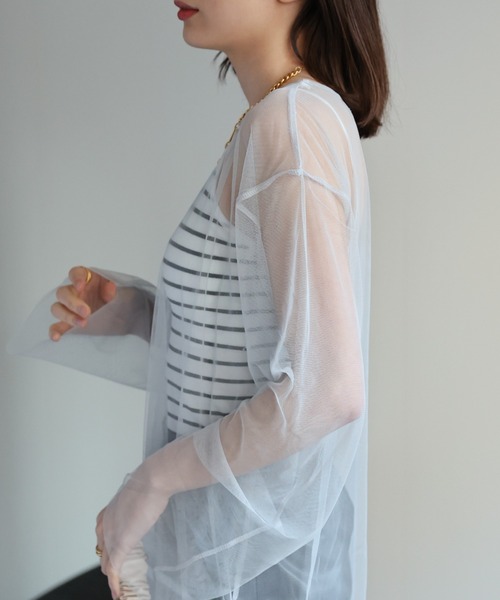 sakishimatokyo（サキシマトーキョー）の「【SET商品】チュール / ビスチェ アンサンブル（ベスト・レディース・ブラック/グレー/オフホワイト・FREE）」の12枚目の写真