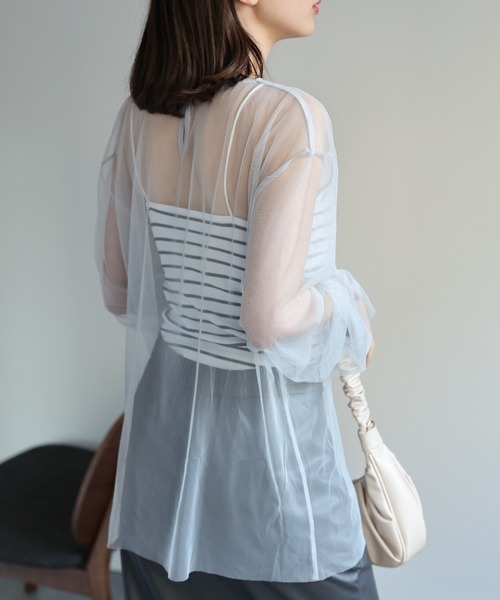 sakishimatokyo（サキシマトーキョー）の「【SET商品】チュール / ビスチェ アンサンブル（ベスト・レディース・ブラック/グレー/オフホワイト・FREE）」の14枚目の写真