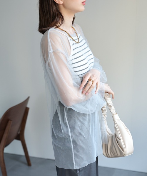 sakishimatokyo（サキシマトーキョー）の「【SET商品】チュール / ビスチェ アンサンブル（ベスト・レディース・ブラック/グレー/オフホワイト・FREE）」の15枚目の写真