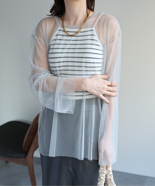 sakishimatokyo（サキシマトーキョー）の「【SET商品】チュール / ビスチェ アンサンブル（ベスト・レディース・ブラック/グレー/オフホワイト・FREE）」の17枚目の写真