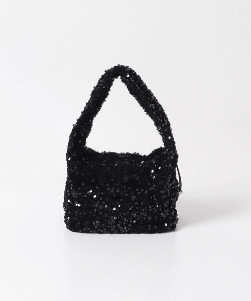 URBAN RESEARCH ROSSO WOMEN（アーバンリサーチ　ロッソ）の「2WAYグリッターバッグ（ハンドバッグ・レディース・シルバー/ブラック・-）」の9枚目の写真
