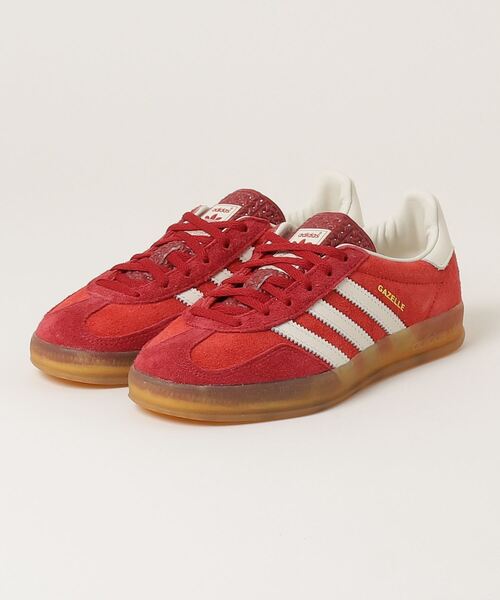 【adidas】GAZELLE INDOOR 23.5 赤 adidas Gazelle Indoor Shoes - Red | Free Shipping with