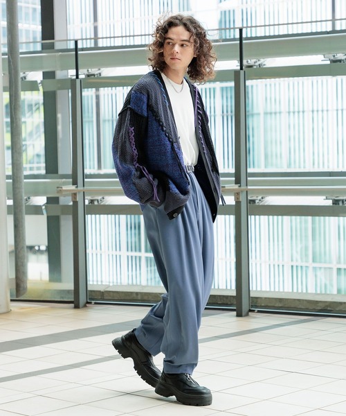 HARE（ハレ）の「DABOルーズスムースカット(HARE)（Tシャツ/カットソー・メンズ・ホワイト/ブルー/ブラック・SMALL/MEDIUM）」の4枚目の写真