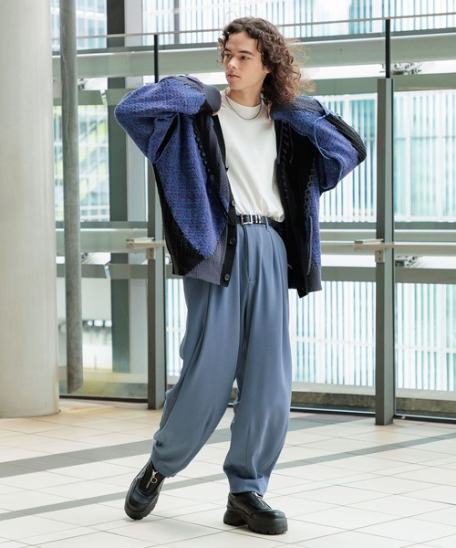 HARE（ハレ）の「DABOルーズスムースカット(HARE)（Tシャツ/カットソー・メンズ・ホワイト/ブルー/ブラック・SMALL/MEDIUM）」の5枚目の写真