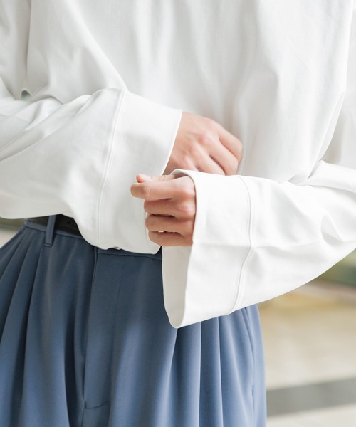 HARE（ハレ）の「DABOルーズスムースカット(HARE)（Tシャツ/カットソー・メンズ・ホワイト/ブルー/ブラック・SMALL/MEDIUM）」の12枚目の写真