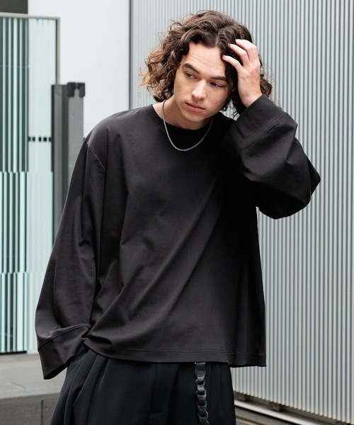 HARE（ハレ）の「DABOルーズスムースカット(HARE)（Tシャツ/カットソー・メンズ・ホワイト/ブルー/ブラック・SMALL/MEDIUM）」の15枚目の写真