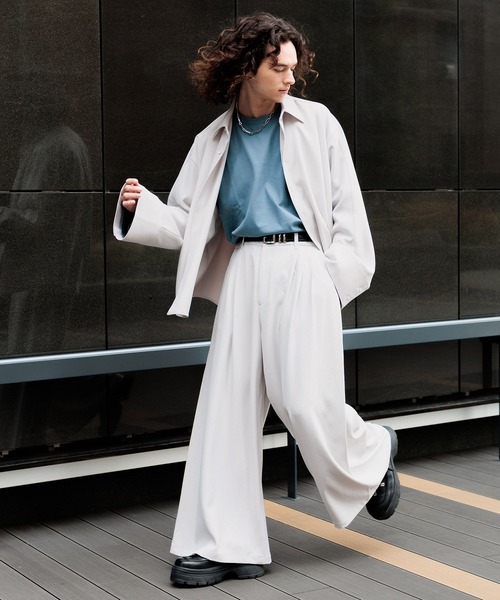 HARE（ハレ）の「DABOルーズスムースカット(HARE)（Tシャツ/カットソー・メンズ・ホワイト/ブルー/ブラック・SMALL/MEDIUM）」の18枚目の写真