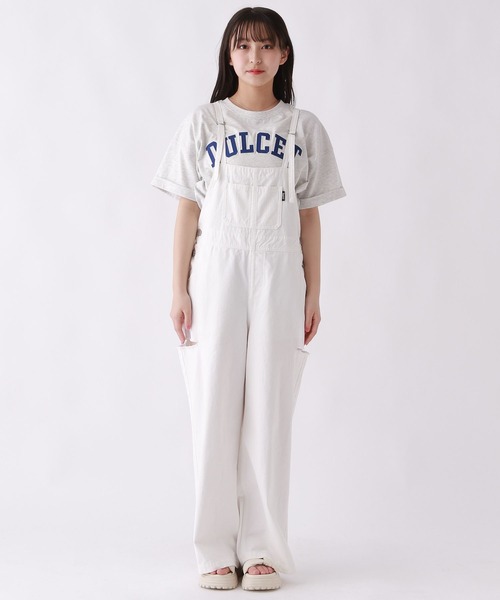 repipi armario（レピピ アルマリオ）の「ホソサスオーバーオール（サロペット/オーバーオール・キッズ・ホワイト/ライトブルー/ブルー系その他・LARGE/MEDIUM/SMALL）」の5枚目の写真