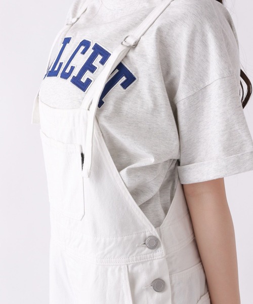 repipi armario（レピピ アルマリオ）の「ホソサスオーバーオール（サロペット/オーバーオール・キッズ・ホワイト/ライトブルー/ブルー系その他・LARGE/MEDIUM/SMALL）」の9枚目の写真