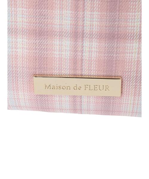 Maison de FLEUR（メゾンドフルール）の「チェックリボンラウンド