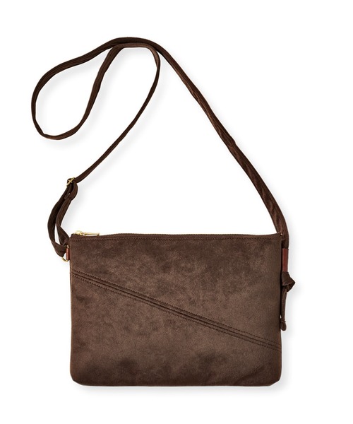 セール】飾らないきちんと感 ラフに使えるスエード調ショルダー